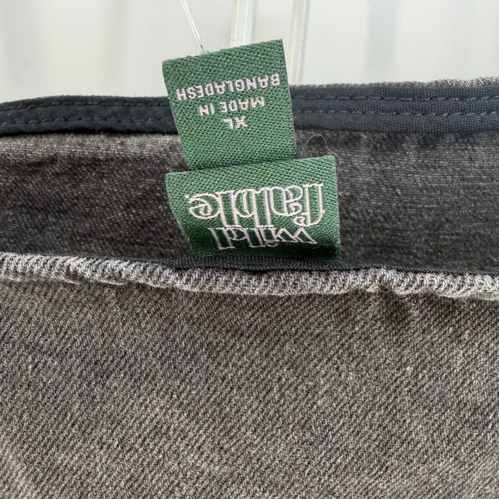 Wild Fable Denim Cami Top Womens XL Gray Wash Ruffle Bow Peplum Boho Grunge Y2K - Picture 6 of 9